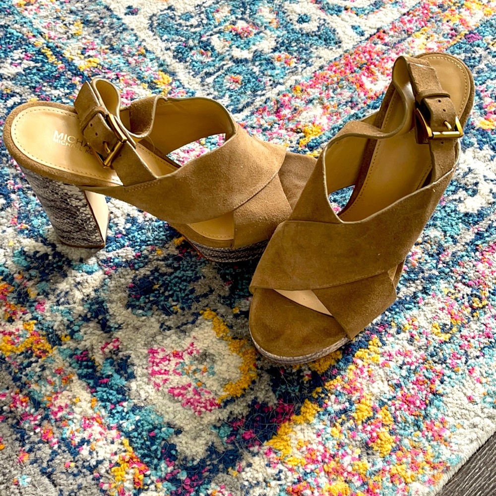 Michael Kors block heel